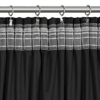 uzuolaidos 270 - Naktinė užuolaida Marion 2, juoda sp., 140 cm x 270 cm - 5 nuotrauka