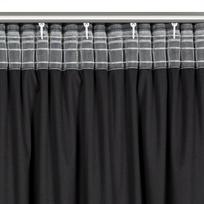 uzuolaidos 270 - Naktinė užuolaida Marion 2, juoda sp., 140 cm x 270 cm - 6 nuotrauka