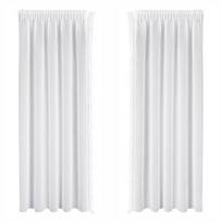dienine uzuolaida balta - Dieninė užuolaida Kira 3, baltos, 140 cm x 270 cm, 2 vnt. - 13 nuotrauka
