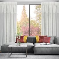 senukai dienines uzuolaidos - Dieninė užuolaida Agis 3, baltos, 140 cm x 270 cm - 3 nuotrauka