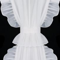 dienine uzuolaida balta - Dieninė užuolaida Karen, baltos, 140 cm x 270 cm - 11 nuotrauka