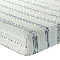 paklodes su guma - Eurofirany PRZE/G/PRINT/3 paklodė su guma balta/mėlyna 100x200+30 cm - 6 nuotrauka