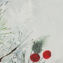 kaledine patalyne - Eurofirany Kalėdinis patalynės komplektas Robin, šviesiai pilka/žalia (Light Grey/Green), 140x200 cm, 2 dalių - 4 nuotrauka