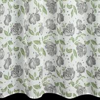 dienine uzuolaida balta - Dieninė užuolaida Dari, balta/žalia, 140 cm x 250 cm - 6 nuotrauka