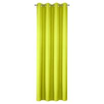 audiniai uzuolaidos - Naktinė užuolaida Eurofirany RITA iš lygaus audinio, 140X250 cm kilpos / ratukai, spalva: laimo - 7 nuotrauka