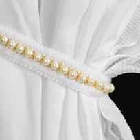 dienine uzuolaida balta - Dieninė užuolaida Luisa, baltos, 140 cm x 270 cm - 3 nuotrauka