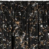 uzuolaidos 270 - Naktinė užuolaida Dori, juoda sp./šampano sp., 140 cm x 270 cm - 10 nuotrauka