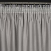 uzuolaidos 270 - Naktinė užuolaida Mariela, sidabro, 140 cm x 270 cm - 4 nuotrauka