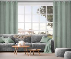 uzuolaidos 250 cm - Naktinė užuolaida Angelica, mint, 140 cm x 250 cm - 3 nuotrauka