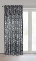 sidabro juosta - Naktinė užuolaida Elise ZLN-04, sidabro/juodos, 140 cm x 270 cm - 10 nuotrauka