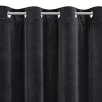 naktines uzuolaidos - Naktinė užuolaida Nita, juodos, 140 cm x 250 cm - 6 nuotrauka