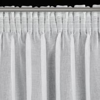 uzuolaidos 270 - Dieninė užuolaida Glori, baltos/sidabro, 140 cm x 270 cm - 6 nuotrauka