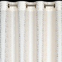 naktines baltos uzuolaido - Naktinė užuolaida Semi, balta/šampano, 140 cm x 250 cm - 6 nuotrauka