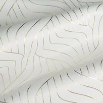 naktines baltos uzuolaido - Užtemdanti užuolaida Oleta, balta/šampano, 140 cm x 250 cm - 4 nuotrauka