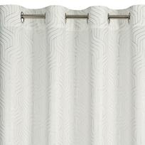 naktines baltos uzuolaido - Užtemdanti užuolaida Oleta, balta/šampano, 140 cm x 250 cm - 7 nuotrauka