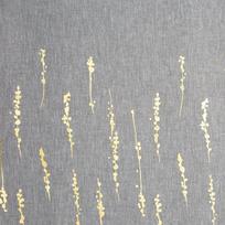 uzuolaidos 270 - Dieninė užuolaida Linzi, aukso/baltos, 140 cm x 270 cm - 9 nuotrauka