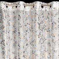 dienine uzuolaida balta - Dieninė užuolaida Terry, balta/vario, 140 cm x 250 cm - 7 nuotrauka