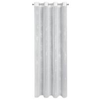 uzuolaidos 250 cm - Dieninė užuolaida Sagi, baltos/sidabro, 140 cm x 250 cm - 9 nuotrauka