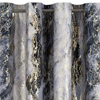 uzuolaidos 250 cm - Naktinė užuolaida Sofi, sidabro/pilkos, 135 cm x 250 cm - 4 nuotrauka