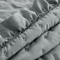 lova x 220 - Lovatiesė Eurofirany Libi 3, Sidabrinė (Silver), 220x240 cm - 2 nuotrauka
