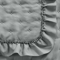 lova x 220 - Lovatiesė Eurofirany Libi 3, Sidabrinė (Silver), 220x240 cm - 3 nuotrauka