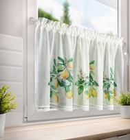dienine uzuolaida balta - Dieninė užuolaida Cloe, baltos/geltonos/žalios, 150 cm x 60 cm - 2 nuotrauka