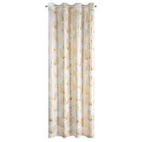 auksines spalvos uzuolaidos - Naktinė užuolaida Zaria, aukso sp./balta sp., 140 cm x 250 cm - 7 nuotrauka