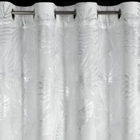naktines baltos uzuolaido - Naktinė užuolaida Zaria, balta sp./sidabro sp., 140 cm x 250 cm - 7 nuotrauka