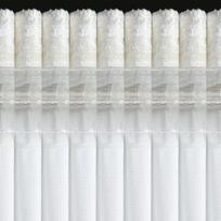naktines baltos uzuolaido - Naktinė užuolaida Avena ZAR-02, aukso sp./balta sp., 135 cm x 270 cm - 5 nuotrauka