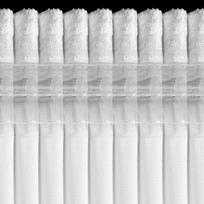 naktines baltos uzuolaido - Naktinė užuolaida Avena ZAR-01, balta sp./sidabro sp., 135 cm x 270 cm - 4 nuotrauka