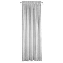naktines baltos uzuolaido - Naktinė užuolaida Avena ZAR-01, balta sp./sidabro sp., 135 cm x 270 cm - 10 nuotrauka