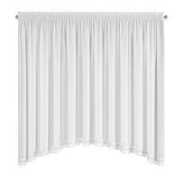 senukai dienines uzuolaidos - Eurofirany Loreta 2, Balta (White), 400 cm x 160 cm - 9 nuotrauka