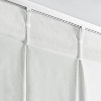 naktines baltos uzuolaido - Naktinė užuolaida Melanie ZXX-06, balta sp., 125 cm x 270 cm - 4 nuotrauka