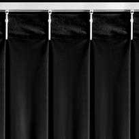 uzuolaidos 270 - Naktinė užuolaida Melanie ZXX-03, juoda sp., 80 cm x 270 cm - 3 nuotrauka