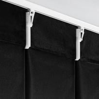 uzuolaidos naktines - Naktinė užuolaida Melanie ZXX-03, juoda sp., 125 cm x 270 cm - 4 nuotrauka