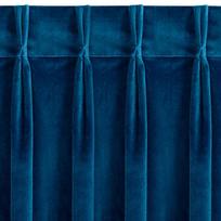 melynos spalvos uzuolaidos - Naktinė užuolaida Melanie ZXX-05, tamsiai mėlyna (navy) sp., 80 cm x 270 cm - 8 nuotrauka