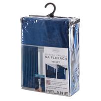 melynos spalvos uzuolaidos - Naktinė užuolaida Melanie ZXX-05, tamsiai mėlyna (navy) sp., 125 cm x 270 cm - 10 nuotrauka