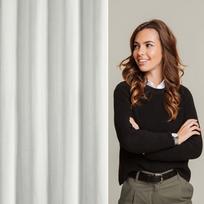 uzuolaidos smelio spalvos - Naktinė užuolaida Vani, kreminė sp., 140 cm x 250 cm - 2 nuotrauka