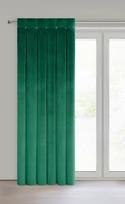 uzuolaidos 250 cm - Naktinė užuolaida Alita ZKRC-01, tamsiai žalia sp., 140 cm x 250 cm - 10 nuotrauka