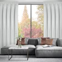 naktines baltos uzuolaido - Naktinė užuolaida Cameron ZYB-01, balta sp., 140 cm x 270 cm - 3 nuotrauka