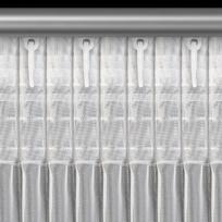 siuvineta uzuolaida - Eurofirany Leti Dieninė užuolaida, balta (White), 140 cm x 270 cm - 4 nuotrauka