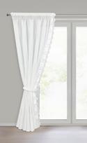 siuvineta uzuolaida - Eurofirany Leti Dieninė užuolaida, balta (White), 140 cm x 270 cm - 12 nuotrauka