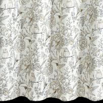 naktines smelio spalvos uzuolaidos - Naktinė užuolaida Lucina 2, balta sp./rusva sp., 140 cm x 250 cm - 6 nuotrauka