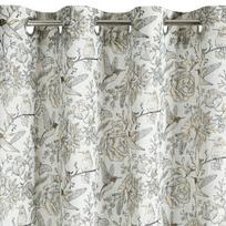 naktines smelio spalvos uzuolaidos - Naktinė užuolaida Lucina 2, balta sp./rusva sp., 140 cm x 250 cm - 8 nuotrauka