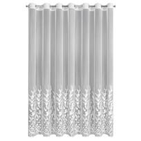 siuvineta uzuolaida - Eurofirany Talina FKBE-01, balta (White), 300 cm x 250 cm - 7 nuotrauka