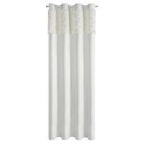 naktines baltos uzuolaido - Naktinė užuolaida Roses ZKON-01, balta sp., 140 cm x 250 cm - 8 nuotrauka