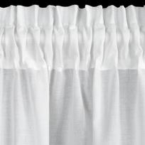 dienine uzuolaida balta - Eurofirany Sola, Balta (White), 40 cm x 150 cm - 6 nuotrauka
