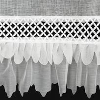 dienine uzuolaida balta - Dieninė užuolaida Kiara, baltos, 350 cm x 150 cm - 4 nuotrauka