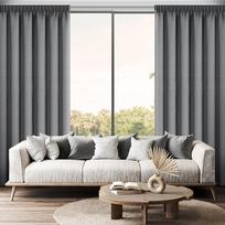 naktines uzuolaidos blackout - Naktinė užuolaida Zoey, plieno sp., 140 cm x 270 cm - 3 nuotrauka