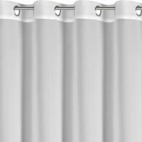 dienine uzuolaida balta - Eurofirany Luisa FKBQ-02, balta (White), 400 cm x 160 cm - 5 nuotrauka